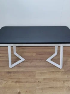 Стол кухонный обеденный THETABLE 160х80 см 14черный/160/80/32/3.2