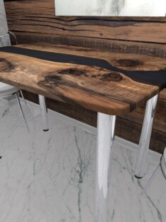 Стол обеденный кухонный форма «евро» THETABLE 102х69 см высота 77 см