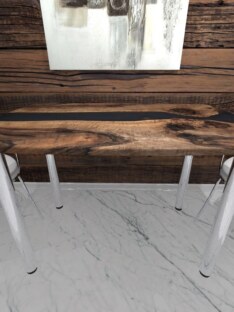 Стол обеденный кухонный форма «евро» THETABLE 102х69 см высота 77 см