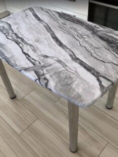 Стол обеденный кухонный форма «евро» 102х69 см высота 77 см