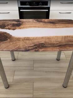 Стол обеденный кухонный форма «евро» THETABLE 102х69 см высота 77 см