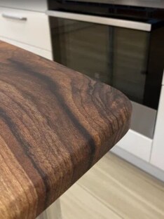 Стол обеденный кухонный форма «евро» THETABLE 102х69 см высота 77 см