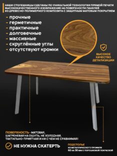 Стол кухонный 160х80 см