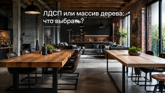 ЛДСП или массив: что выбрать