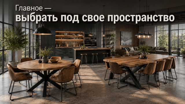 Круглый или прямоугольный стол
