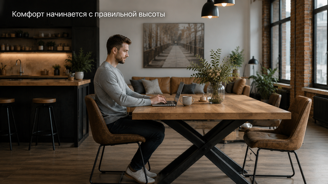 Какая высота стола считается удобной 2 Какая высота стола считается удобной