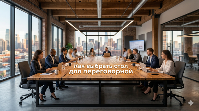 Как выбрать стол для переговорной