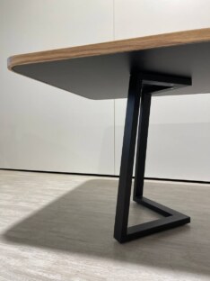 Стол кухонный обеденный прямоугольный дизайнерский лофт THETABLE RU 250х100 8.13/1.1