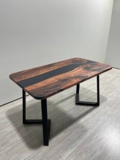 Стол кухонный обеденный прямоугольный дизайнерский лофт THETABLE RU 140х80 3.1/1.1 Стол кухонный обеденный прямоугольный дизайнерский лофт THETABLE RU 140х80 3.1/1.1