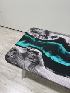 Стол журнальный прямоугольный дизайнерский лофт THETABLE RU 120х80 4.18/7.2