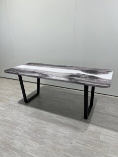 Стол кухонный обеденный прямоугольный дизайнерский лофт THETABLE RU 220х90 3.23/2.1 Стол кухонный обеденный прямоугольный дизайнерский лофт THETABLE RU 220х90 3.23/2.1