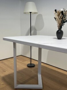 Стол кухонный обеденный прямоугольный дизайнерский лофт THETABLE RU 140х80 2.21/3.2