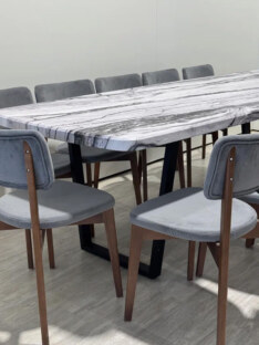 Стол кухонный обеденный евро дизайнерский лофт THETABLE RU 220х90 6.5/2.1 Стол кухонный обеденный евро дизайнерский лофт THETABLE RU 220х90 6.5/2.1