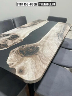 Стол кухонный обеденный прямоугольный дизайнерский лофт THETABLE RU 150х80 3.30/1.1 Стол кухонный обеденный прямоугольный дизайнерский лофт THETABLE RU 150х80 3.30/1.1