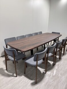 Стол кухонный обеденный евро дизайнерский лофт THETABLE RU 250х100 6.4/3.1