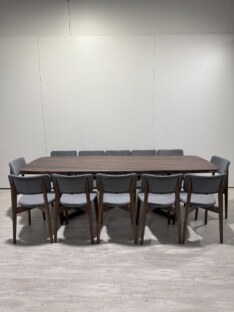 Стол кухонный обеденный евро дизайнерский лофт THETABLE RU 250х100 6.4/1.1