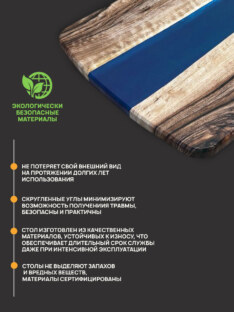 Стол кухонный обеденный евро дизайнерский лофт THETABLE RU 250х100 3.32/2.1