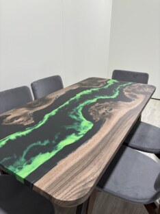 Стол кухонный обеденный прямоугольный дизайнерский лофт THETABLE RU 140х80 4.10/2.1