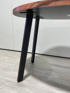 Стол кухонный обеденный овальный дизайнерский лофт THETABLE RU 140х80 5.8/4.1