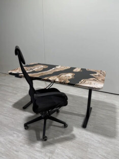 Стол компьютерный с подъемным механизмом дизайнерский лофт THETABLE 120х80 2.71/14.1