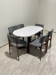 Стол кухонный обеденный овальный дизайнерский лофт THETABLE RU 140х80 2.21/3.1 Стол кухонный обеденный овальный дизайнерский лофт THETABLE RU 140х80 2.21/3.1