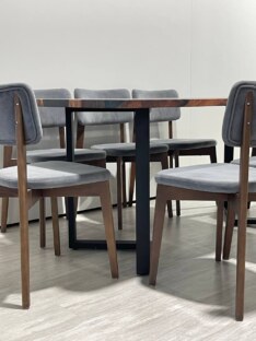 Стол кухонный обеденный прямоугольный дизайнерский лофт THETABLE RU 180х80 3.1/3.1 Стол кухонный обеденный прямоугольный дизайнерский лофт THETABLE RU 180х80 3.1/3.1