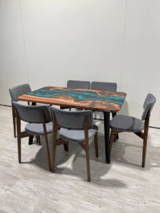 Стол кухонный обеденный прямоугольный дизайнерский лофт THETABLE RU 140х80 4.5/4.1 Стол кухонный обеденный прямоугольный дизайнерский лофт THETABLE RU 140х80 4.5/4.1