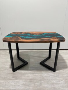 Стол кухонный обеденный евро дизайнерский лофт THETABLE RU 140х80 4.5/3.1