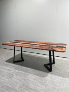 Стол кухонный обеденный прямоугольный дизайнерский лофт THETABLE RU 250х100 5.8/1.1 Стол кухонный обеденный прямоугольный дизайнерский лофт THETABLE RU 250х100 5.8/1.1