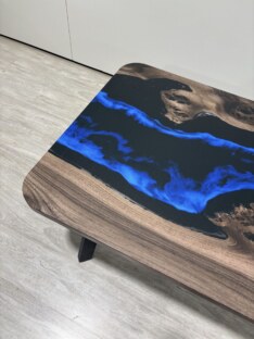 Стол журнальный прямоугольный дизайнерский лофт THETABLE RU 140х80 4.8/5.1