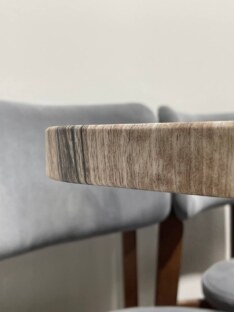 Стол кухонный обеденный прямоугольный дизайнерский лофт THETABLE RU 160х80 3.30/1.1