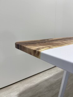 Стол кухонный обеденный прямоугольный дизайнерский лофт THETABLE RU 200х90 3.22/1.2