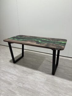 Стол кухонный обеденный прямоугольный дизайнерский лофт THETABLE RU 140х80 4.10/2.1