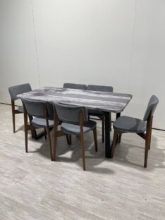 Стол кухонный обеденный прямоугольный дизайнерский лофт THETABLE 160х80 3.27/2.1