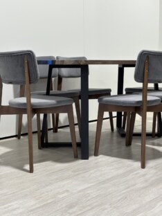 Стол кухонный обеденный прямоугольный дизайнерский лофт THETABLE RU 200х90 4.8/1.1