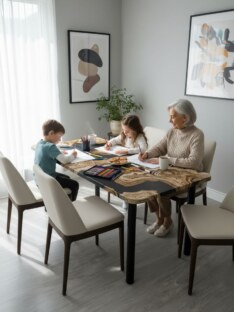 Стол кухонный обеденный прямоугольный дизайнерский лофт THETABLE RU 102х69 2.73/11.1