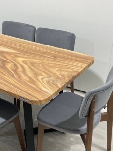 Стол кухонный обеденный прямоугольный дизайнерский лофт THETABLE RU 160х80 8.13/1.1