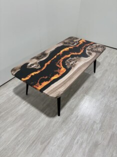 Стол журнальный прямоугольный дизайнерский лофт THETABLE RU 160х80 4.15/7.1