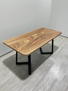 Стол кухонный обеденный прямоугольный дизайнерский лофт THETABLE RU 160х80 8.13/1.1