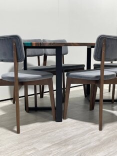 Стол кухонный обеденный евро дизайнерский лофт THETABLE RU 160х80 4.5/3.1