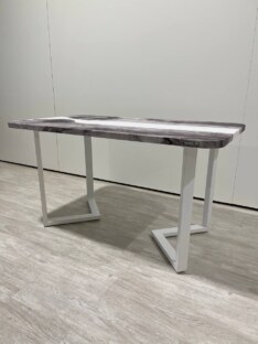 Стол кухонный обеденный прямоугольный дизайнерский лофт THETABLE RU 140х80 3.23/3.2