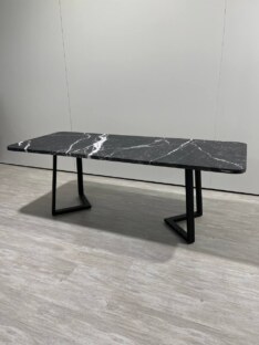 Стол кухонный обеденный прямоугольный дизайнерский лофт THETABLE RU 200х90 2.12.2/1.1