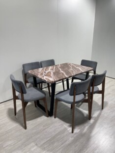 Стол кухонный обеденный прямоугольный дизайнерский лофт THETABLE RU 120х80 2.63/2.1
