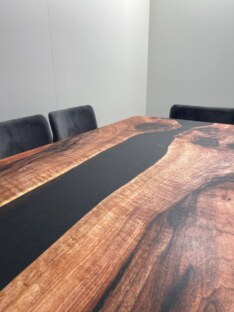 Стол кухонный обеденный прямоугольный дизайнерский лофт THETABLE RU 160х80 3.8/1.1