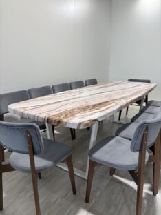 Стол кухонный обеденный евро дизайнерский лофт THETABLE RU 200х90 6.6/2.2