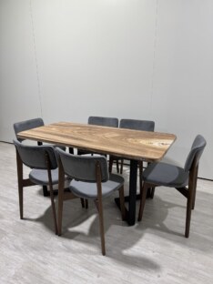 Стол кухонный обеденный прямоугольный дизайнерский лофт THETABLE RU 220х90 9.9/3.1 Стол кухонный обеденный прямоугольный дизайнерский лофт THETABLE RU 220х90 9.9/3.1