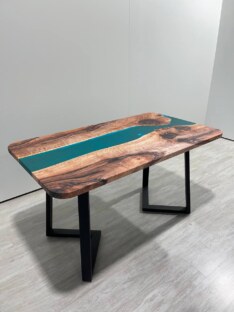 Стол кухонный обеденный прямоугольный дизайнерский лофт THETABLE 140х80 3.14/1.1