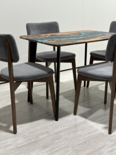 Стол 100х70 см кухонный обеденный прямоугольный THETABLE RU 4.5/20.1