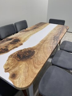 Стол кухонный обеденный прямоугольный дизайнерский лофт THETABLE RU 180х80 3.24/1.2