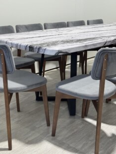 Стол кухонный обеденный евро дизайнерский лофт THETABLE 200х90 6.5/1.1